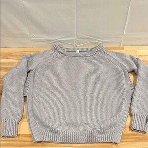 lululemon athletica Light Gray Crew Neck Sweater